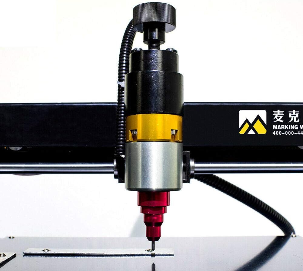 Electric Metal Marking Machine,Desktop Jewelry Engraving Machine Tools,Dot Peen Marking Machine for Metal or Hard Plastic Signs 50mm/s 110V 400W (A-1)