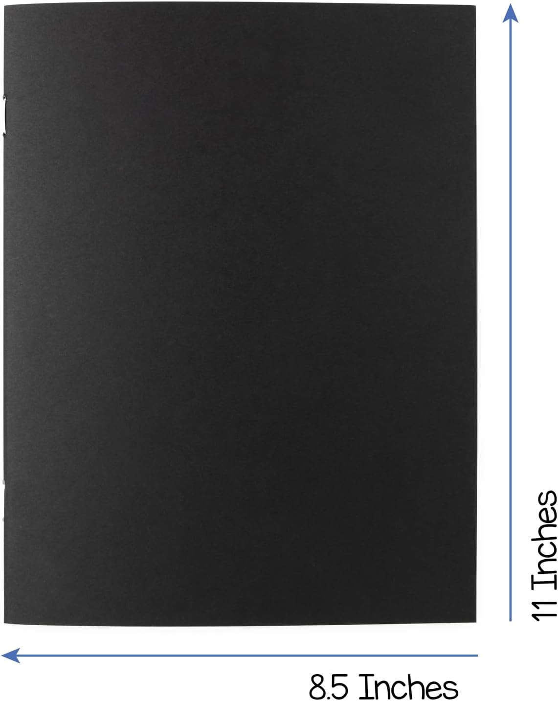 Hygloss Blank Books 8.5 x 11 Inches - 50 Pack – Black Color Paperback for Drawing & Writing – Empty Books for Journaling, Sketching or Arts & Craft