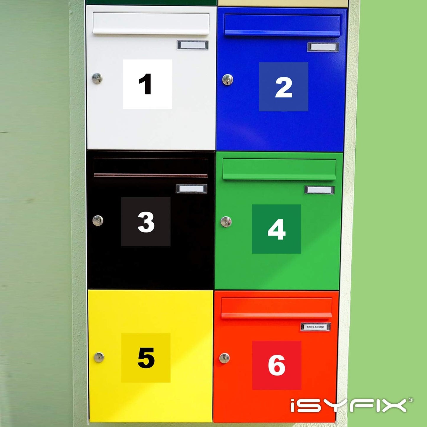 iSYFIX Black Consecutive Number Stickers – 1 to 100, 3-inch, 1 Set – Vinyl Self Adhesive Premium Decal, Ideal for Inventory, Storage, Organizing, Boxes, Bins, Toolbox, Lockers & More, Indoor/Outdoor