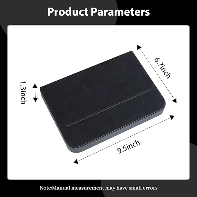 PU Leather 12 Fountain Pen/Pencil Tray Case Organizer, Fashion Design, Magnetic - Image 2