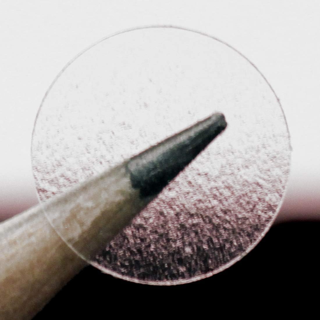 ChromaLabel 0.50 inch Round Clear Transparent Dot Stickers, 5000/Roll, Non-Perforated
