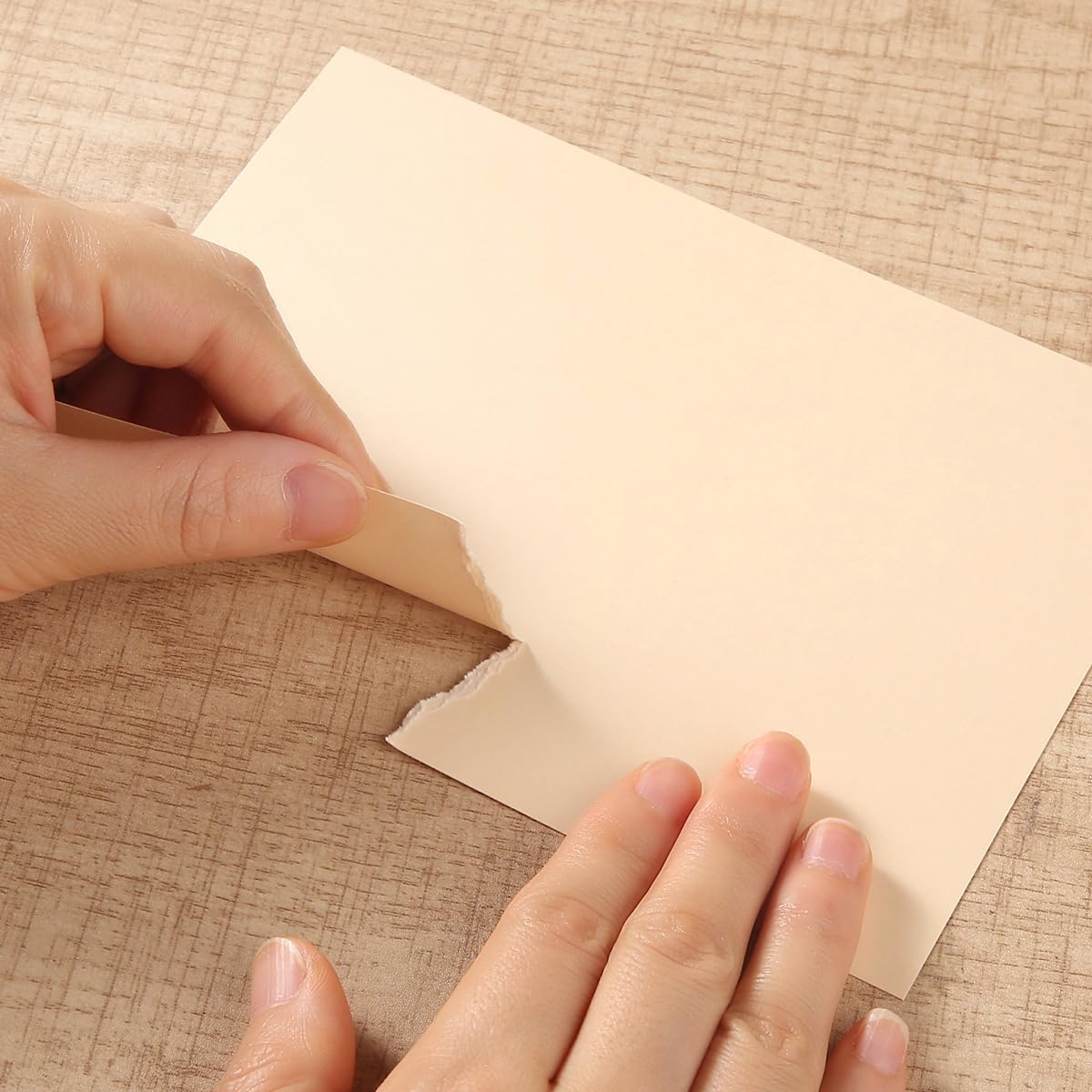 50 Sheets Colored Cardstock Paper 5 Colors, 250 GSM Heavy Card Stock for DIY Art Projects, Cards (Brown, 5x7)