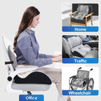 X Large Memory Foam Seat Cushion Lumbar Support Pillow - Image 7