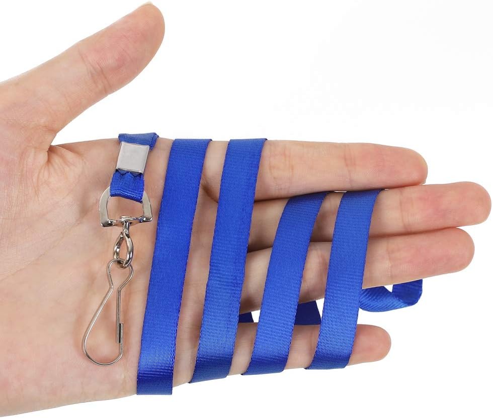 Lanyards for Id Badges Lanyard with Clip Swivel Hooks for Name Tags ID Badge Holder, Employees, Students, Attendees