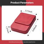 PU Leather 6 Fountain Pen/Pencil Tray Case, Magnetic Closure - Image 2