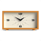 JONES CLOCKS® Odeon Desk Clock | Modern Rectangular Design | Mustard Yellow | by JONESCLOCKS