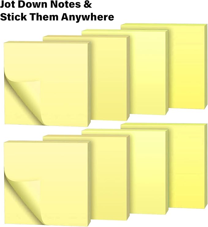 Trailmaker Sticky Notes Bulk Set, 3x3 Self Stick Memo Pads - Image 3
