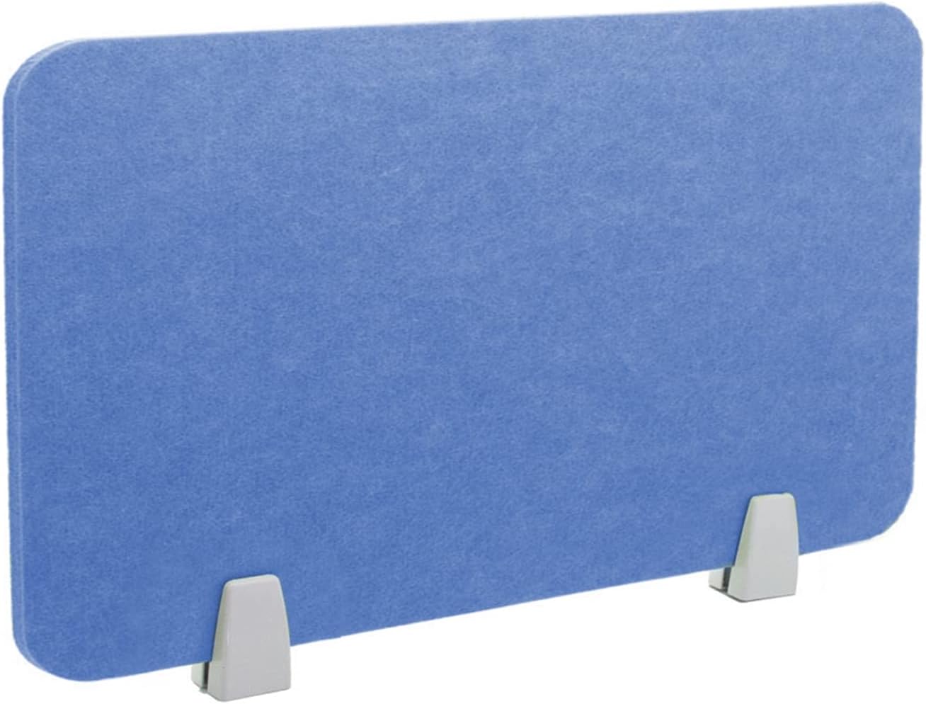 Icegrey Acoustic Desk Divider Privacy Panel Removable Sound Absorbing Desk Partition Board with 2 Clips for Student Call Centers Offices Braries Classrooms Library, Light Blue, 23.4x11.7