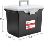 STAPLES File Box File Portable Tote, Letter Size - Image 6