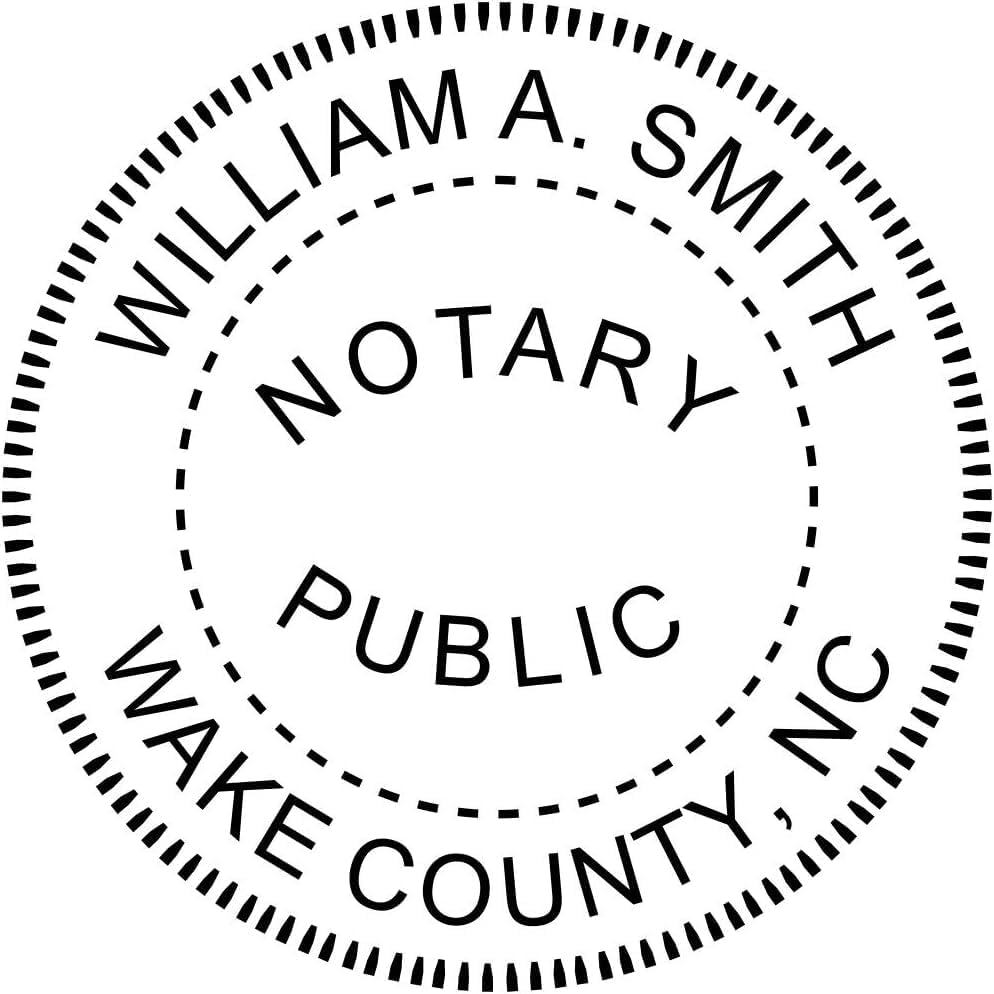Custom Notary Embosser, Customizable for 37 Total States, Embossed Notary Seal | Great for Official Documents and Paperwork | Great Way to Certify Your Documents (North Carolina)