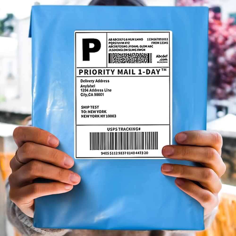 POLYSELLS 200 pcs 19x24 Inches Blue Poly Mailers Shipping Envelopes, Strong Adhesive Sealing, Waterproof, and Tear-resistant Postal Mailing Bags for Clothing, Books, and Accessories