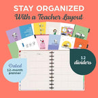 Happy Planner Peanuts Disc-Bound 12-Month Academic Planner, July 2026–June 2027 - Image 3