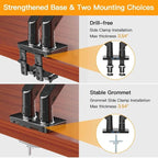 ErGear Dual Monitor Desk Mount up to 40 inches Screens, Max 26.4lbs Capacity - Image 8