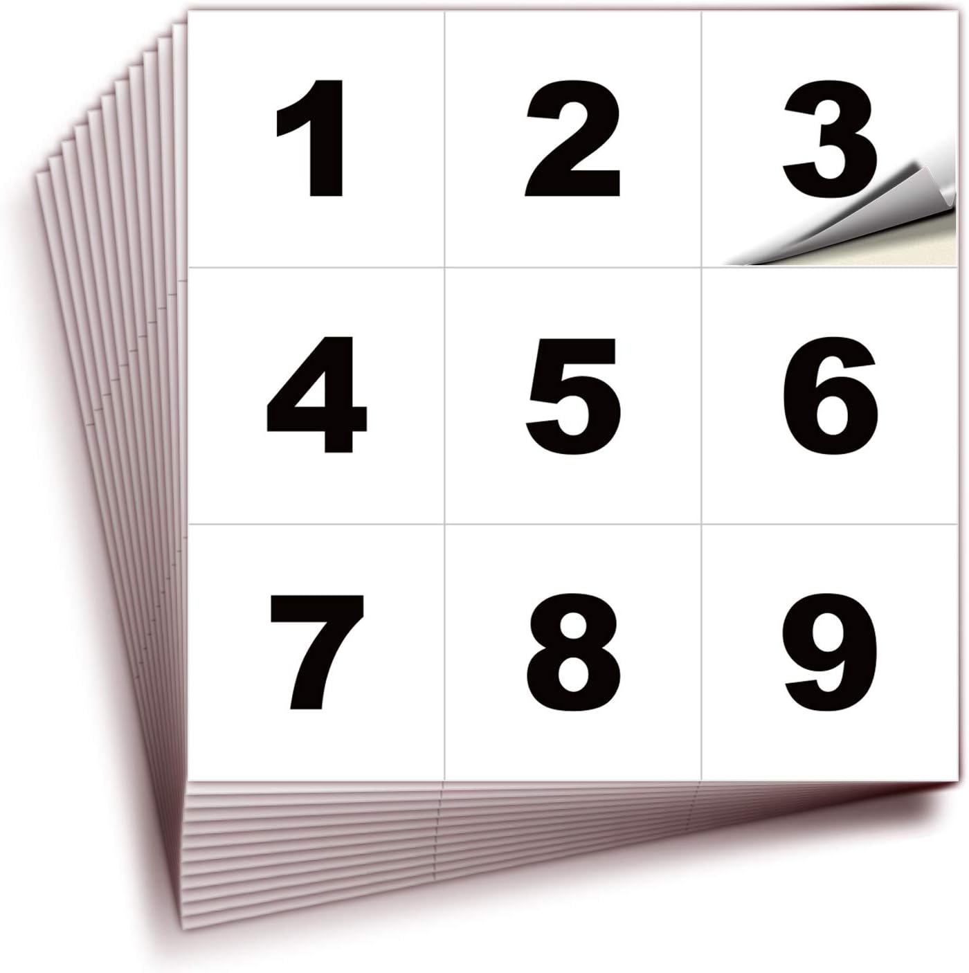 iSYFIX White Consecutive Number Stickers – 1 to 100, 2-inch, 1 Set – Vinyl Self Adhesive Premium Decal, Ideal for Inventory, Storage, Organizing, Boxes, Bins, Toolbox, Lockers & More, Indoor/Outdoor