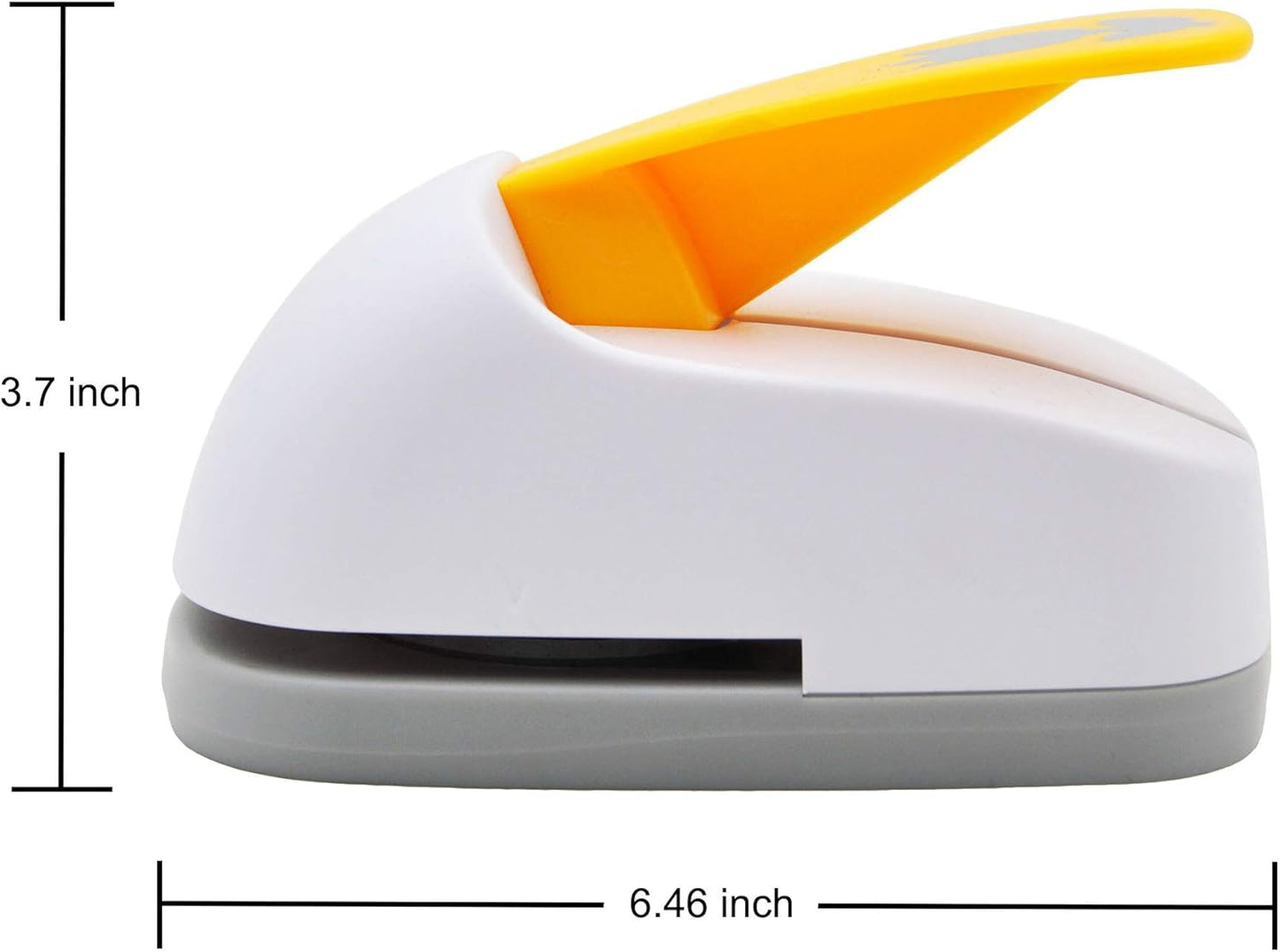 Craft Lever Punch Side Length 2.6inch Equilateral Triangle Punch Professional Tool for Paper Crafting DIY Projects，Gifts，Stationery，Education，Greeting Cards Arts Fun Projects