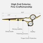 Hair Cutting Scissors Thinning Shears Kit ULG Professional Barber Hairdressing - Image 5