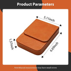 Leather 6 Fountain Pen/Pencil Tray Case, Magnetic Closure - Image 2