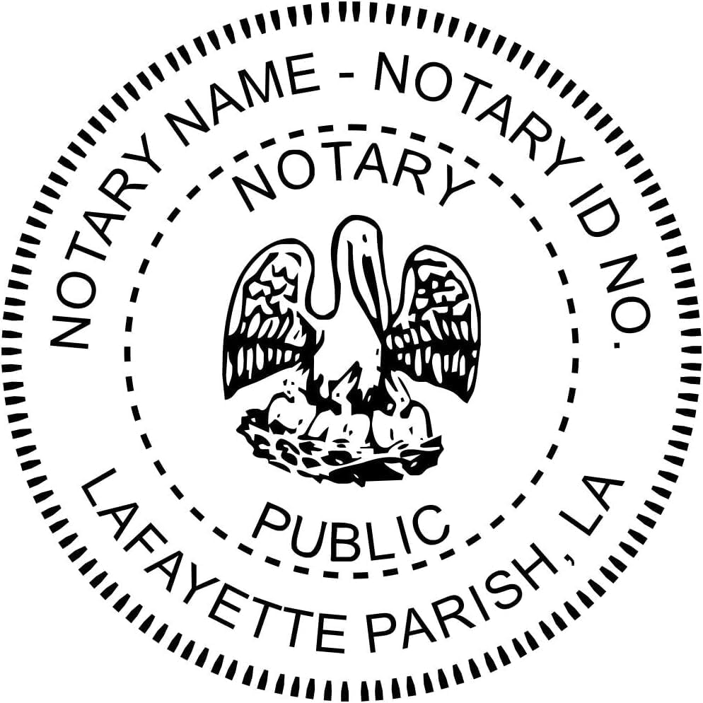 Custom Notary Embosser, Customizable for 37 Total States, Embossed Notary Seal | Great for Official Documents and Paperwork | Great Way to Certify Your Documents (Louisiana)