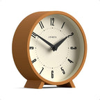 JONES CLOCKS® Venus Desk Clock | Modern Round Design | Mustard Yellow | Stylish by JONESCLOCKS