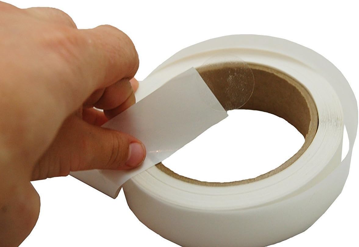 1,000 Super Gloss Clear Round Stickers (with Dispenser Box) Clear Retail Package Seals Mailing Seals Envelope Seals 1" Round Circle Wafer Stickers 1000 Per Roll (1 Roll Per Box) USA (1 Box (1000))