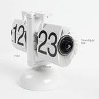 mooas Flip Desk Clock, Retro Vintage Design Auto Flip Desk/Table Clock Large - Image 3