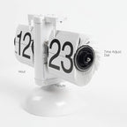 mooas Flip Desk Clock, Retro Vintage Design Auto Flip Clock Desk Clock Table - Image 2