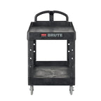 Rubbermaid Commercial Products 2-Shelf Utility/Service Cart, Lipped Shelves - Image 2