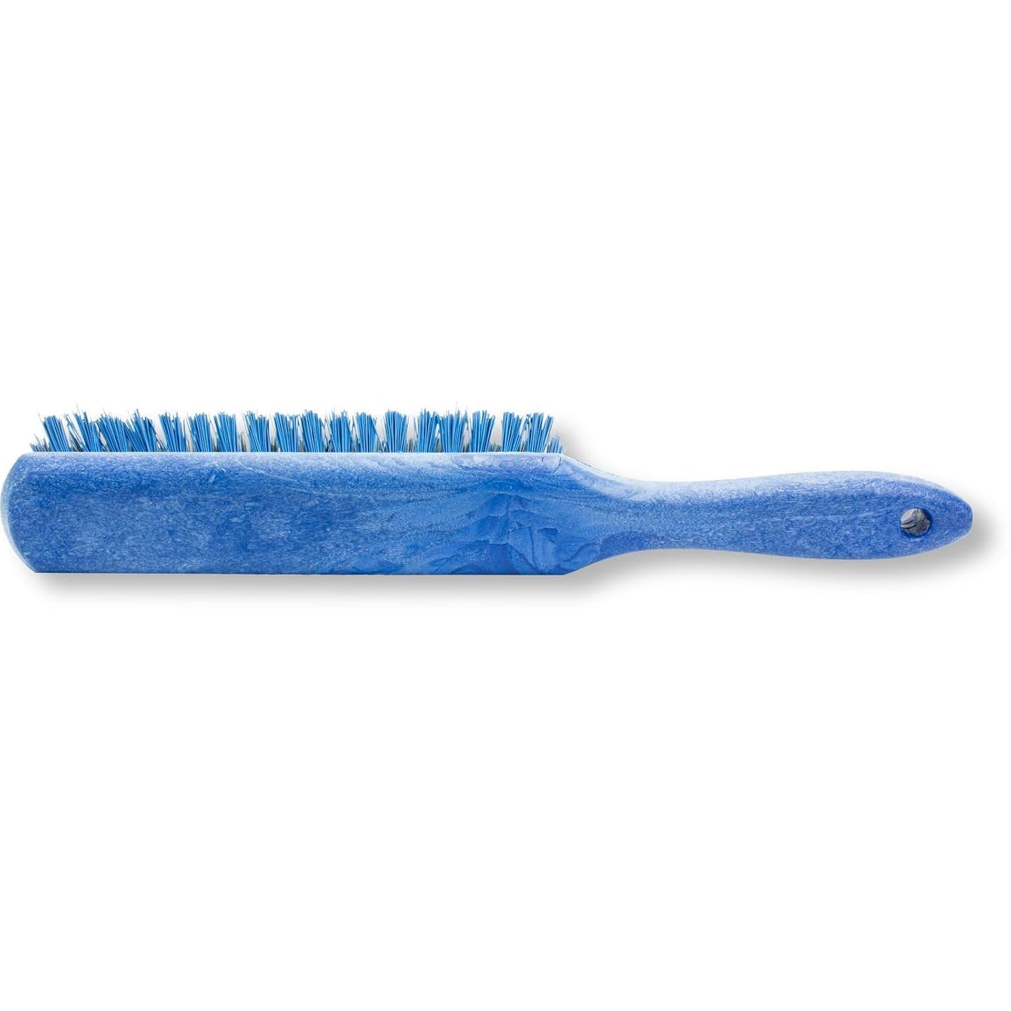 SPARTA Handheld Soft Counter Brush 8 Inch Bristle Span, Multi-Use Dust Brush with 5 Inch Handle for Tables, Countertops, and Delicate Surfaces, Polyester, Blue