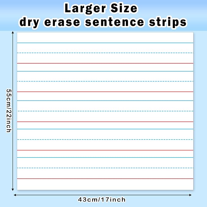 Patelai 4 Pcs Back to School Jumbo Magnetic Notebook Paper Large Magnetic - Image 2