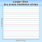 Patelai 4 Pcs Back to School Jumbo Magnetic Notebook Paper Large Magnetic - Image 2