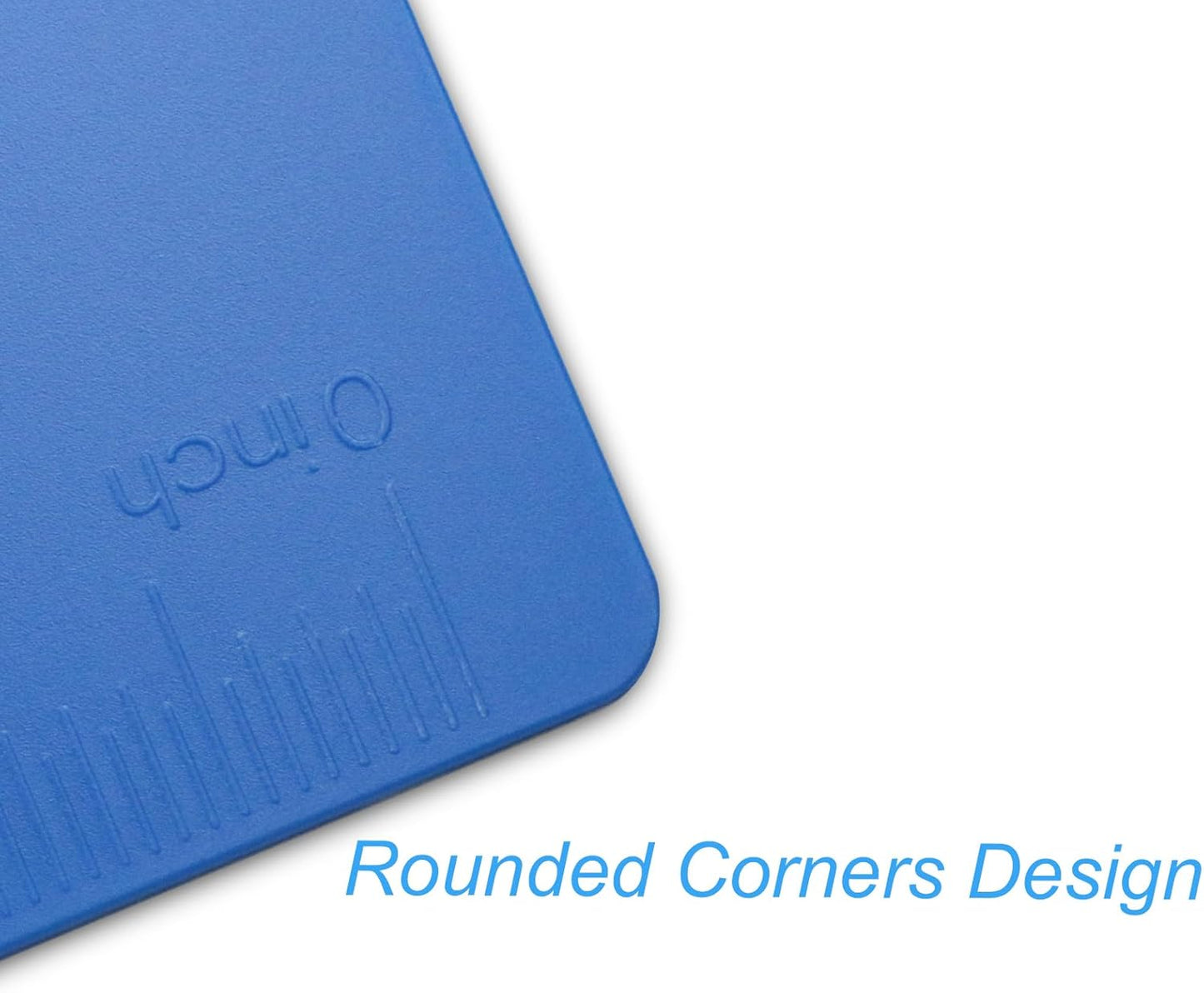 Acocony 11x17 Clipboard Landscape with Ruler Extra Large Clipboard Low Profile Clip 11 x 17 Clipping Board Plastic Blue Pack of 1