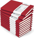 Dynta Hardcover Journal Notebooks, 10 Packs A5 Lined Journals Bulk by Dynta