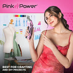 Pink Power Cordless Electric Scissors Fabric Cutter - Image 6