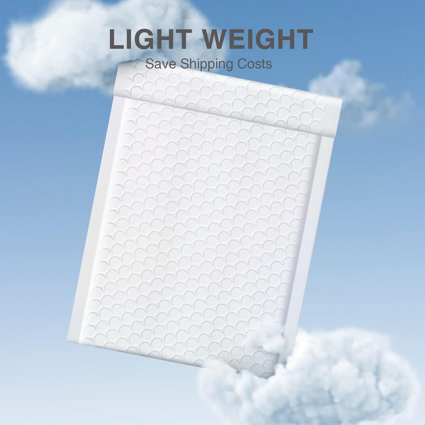 Metronic 9600 Pack Bubble Mailer 6x10 Inch White,Usable Size 6x9" Waterproof Padded Envelopes,Self-Seal Modern Bubble Mailers Cushioning for Shipping,Jewelry Makeup Supplies, Packaging Bulk