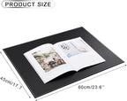 KINGFOM Desk Pad & Mat 24" x 18" Protector Large Mouse Pad PU Leather - Image 2