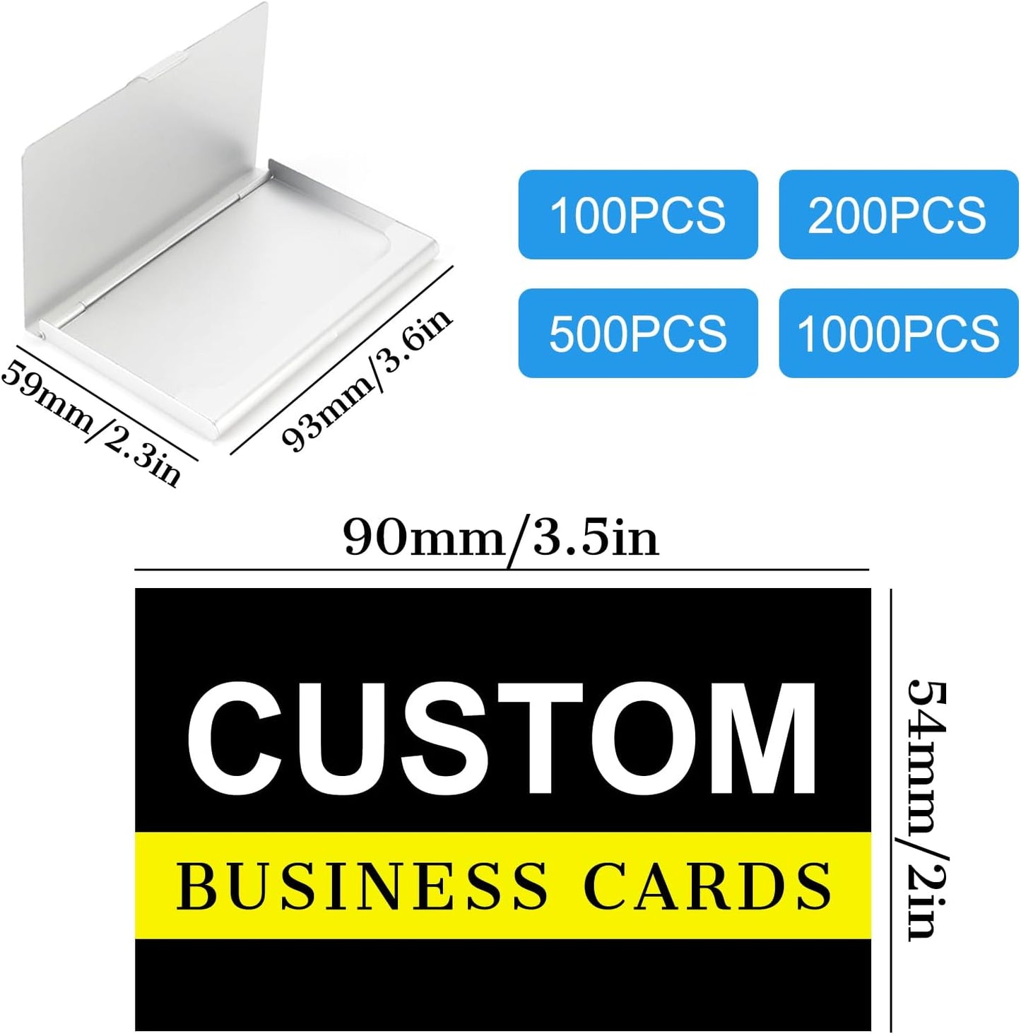 Custom Taxi Business Cards Customizable with Logo Photo Personalized Business Card Customize for Small Business Customized Waterproof Double Sided Cards 100 200 500 1000