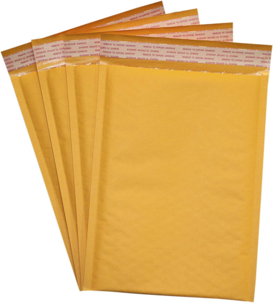 Secure Seal #0 6x10 Kraft Padded Bubble Mailer Shipping Envelopes (Pack of 250)