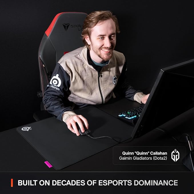 SteelSeries QcK L Performance Speed Gaming Mousepad — Extra Density - Image 8