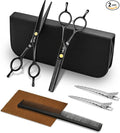 Hair Cutting Scissors Thinning Shears Kit ULG Professional Barber Hairdressing by ULG