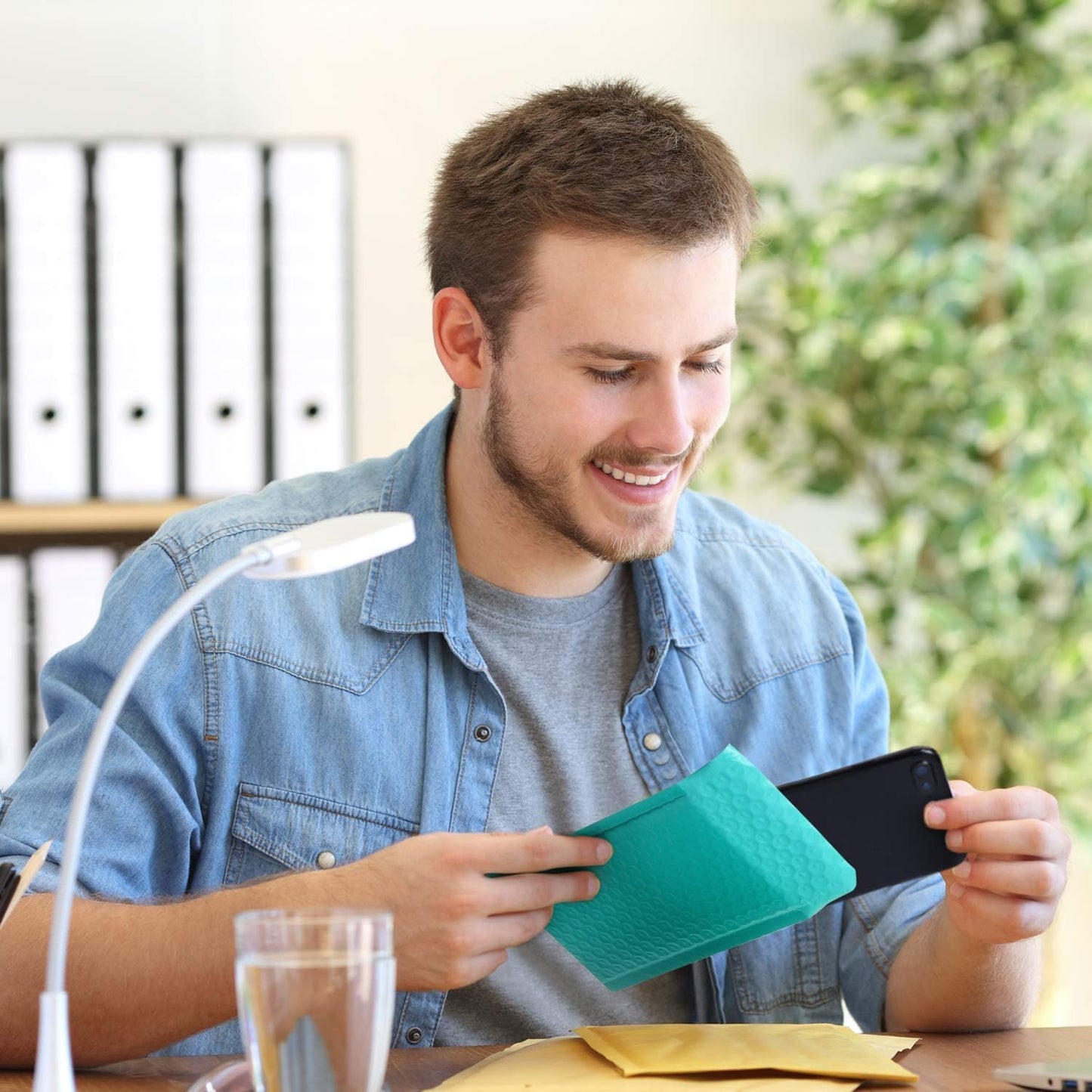 Metronic 4x8 Inch 800Pack Bubble Mailer, Teal Bubble Mailers, Waterproof Padded Envelopes, Self Seal Adhesion Bubble Envelopes, Cushioning Padded Mailers for Jewelry, Bubble Mailers Usable Size 4x7