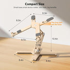 OMOTON 360° Rotating Laptop Stand Riser - Image 5