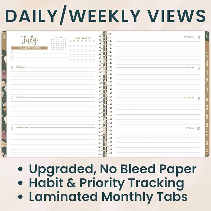 bloom daily planners 2026-2027 Planner 13 Month Academic Year Organizer - Image 2
