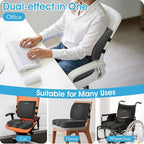 CushZone Seat Cushion, Lumbar Support Pillow - Image 5