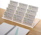 SANRUI Clear Acrylic Business Card Holder - Image 9
