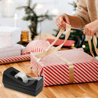 10 Pack Black Desktop Tape Dispensers Bulk Tape Roll Dispenser Non Skid Base - Image 5