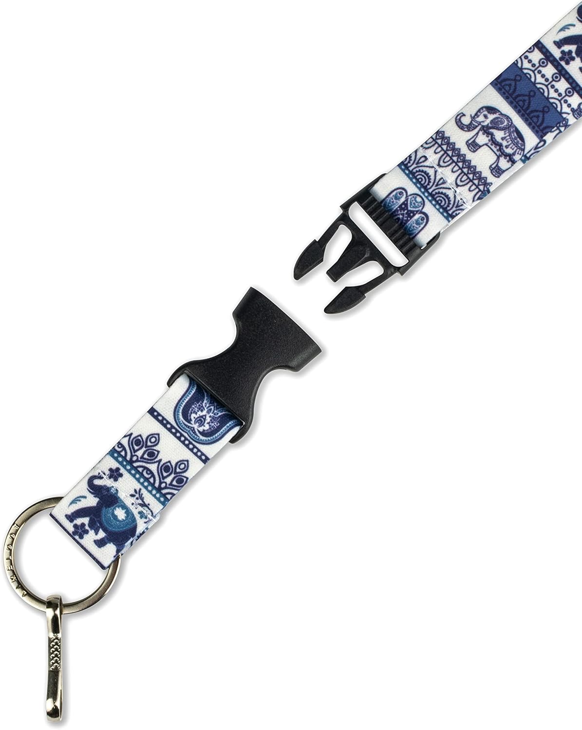 Limeloot Lanyard for Keys, ID Badge, Accessories | Neck Lanyard for Men and Women with Quick Release Buckle and Flat Ring