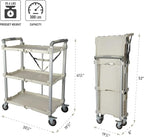 Olympia Tools 89-355 Pack N Roll Collapsible Service Cart, 300LB Capacity - Image 3