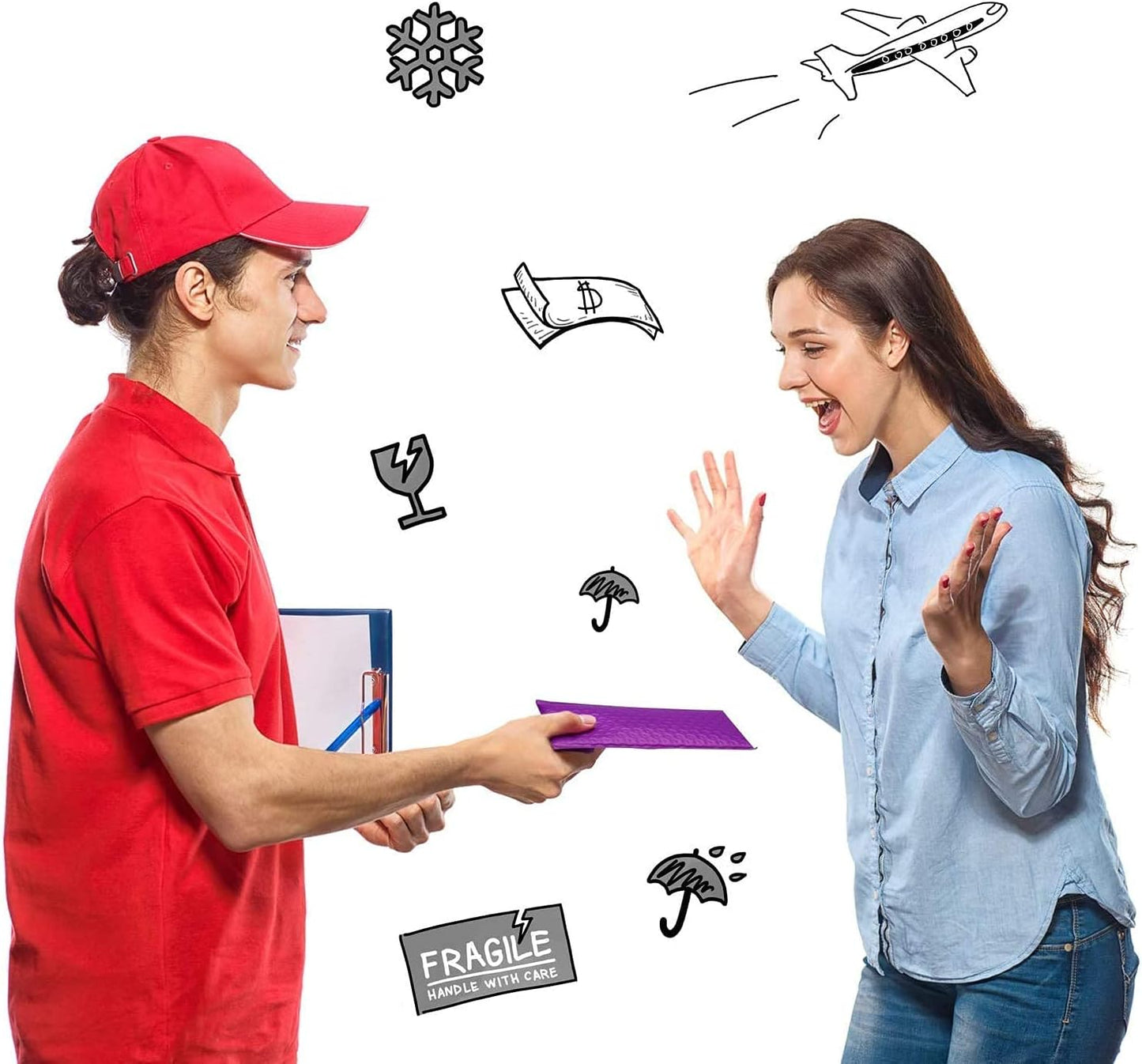 Metronic Bubble Mailers 6x10 Purple, Case of 600, Self-Seal Poly Padded Mailer Envelopes Packaging Bags, Bulk Package Packing Shipping Supplies for Small Business, Boutique, Jewelry, Lip Gloss