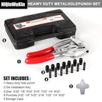 Heavy Duty Hole Punch Tool Set - Image 6