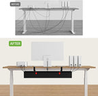 KEEGH Large 36" Under Desk Cable Management Tray - Image 7